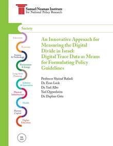 An Innovative Approach for Measuring the Digital Divide in Israel: Digital Trace Data as Means for Formulating Policy Guidelines